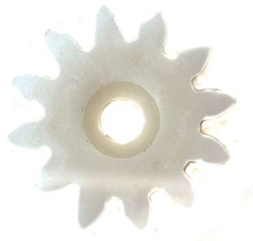 Zahnrad zu Aktivbürste